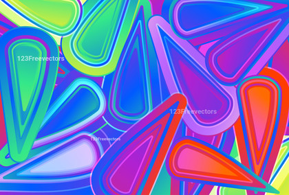 Abstract Blue Pink and Green Background