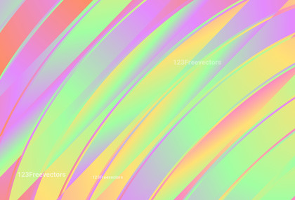 Abstract Green Orange and Pink Graphic Background Vector Illustration