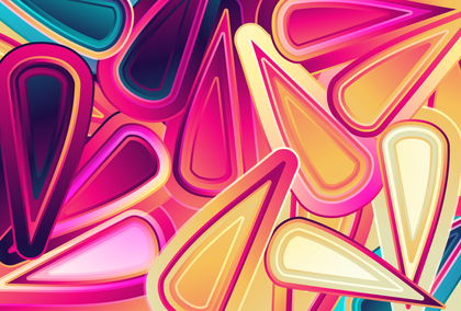 Pink Blue and Orange Graphic Background
