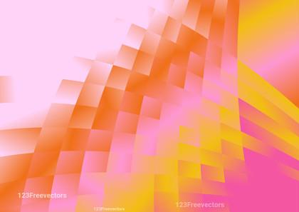 Pink Orange and Yellow Graphic Background Vector Art