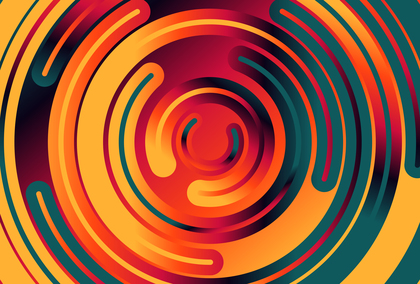 Red Orange and Blue Abstract Graphic Background Design