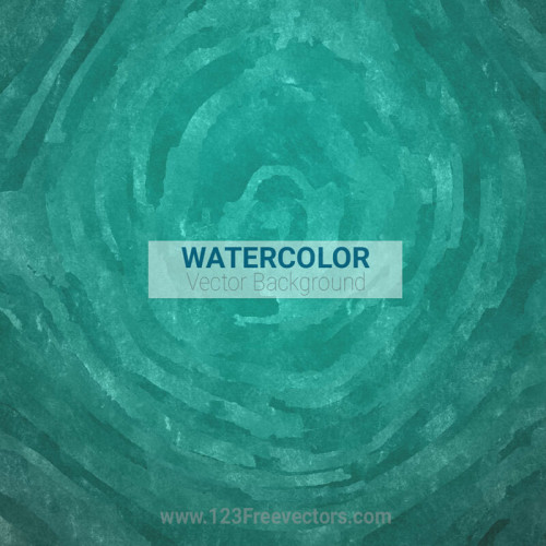 Turquoise Watercolor Background