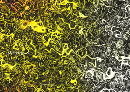 Yellow Black and White Abstract Background