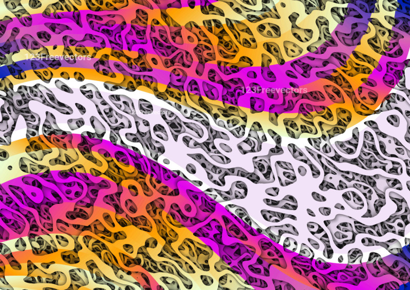 Abstract Pink and Orange Graphic Background