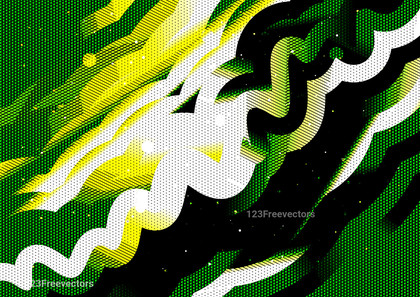 Black Green and Yellow Background Design