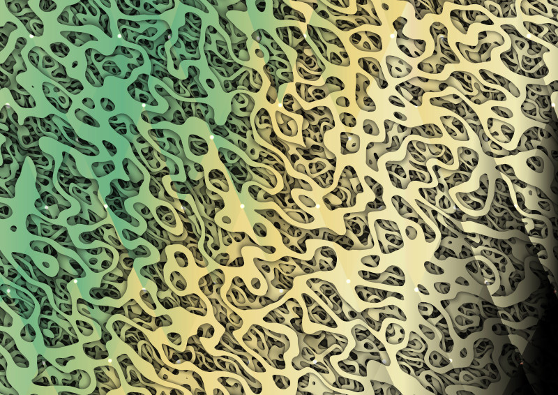 Black Green and Yellow Graphic Background Image