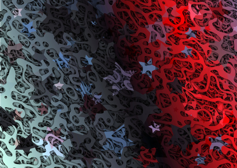 Abstract Black Red and Blue Background Image