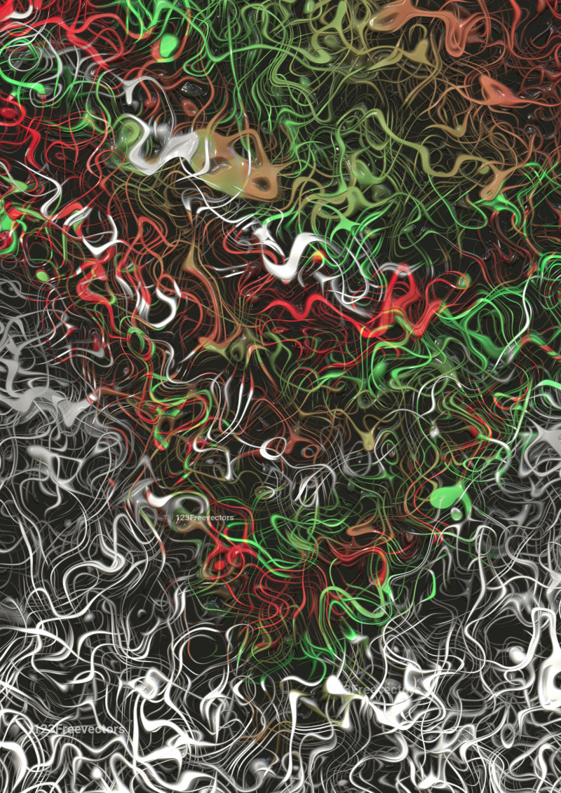 Black Red and Green Abstract Graphic Background Image