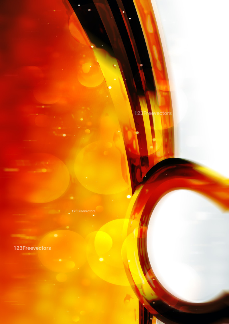 Black Red and Orange Abstract Background