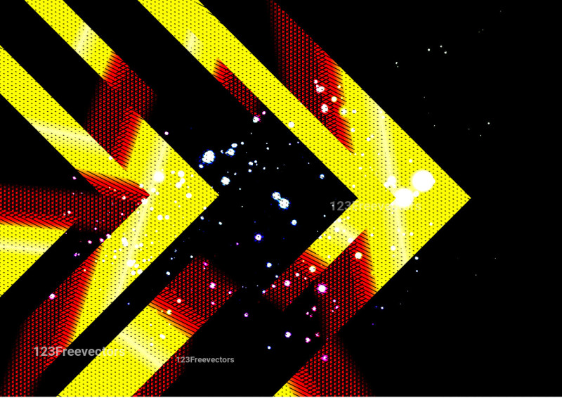 Black Red and Yellow Graphic Background Design