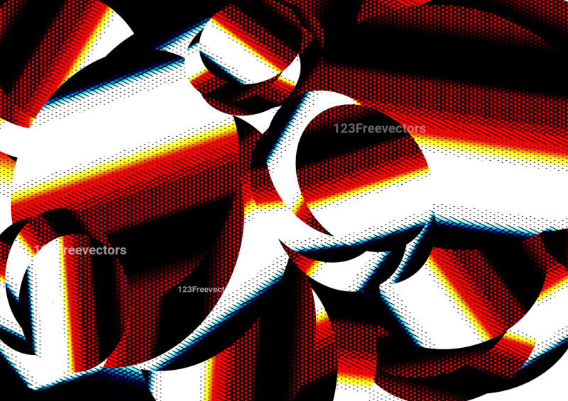 Black Red and Yellow Abstract Background Image