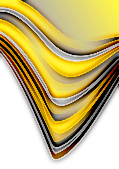 Abstract Black Yellow and Grey Graphic Background Design