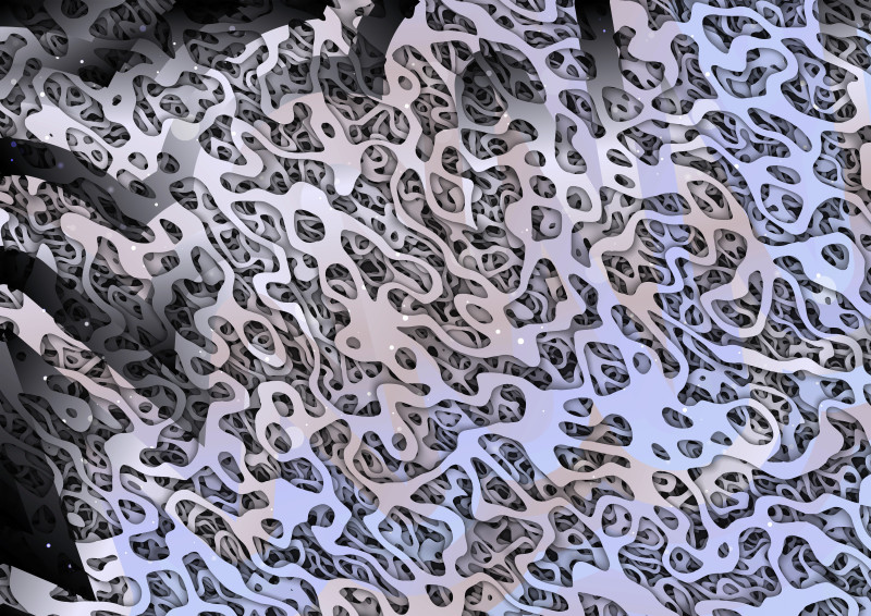 Blue Grey and Black Abstract Background