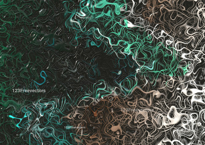 Green Brown and Black Abstract Graphic Background Image