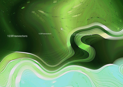 Blue Green and White Abstract Background Design