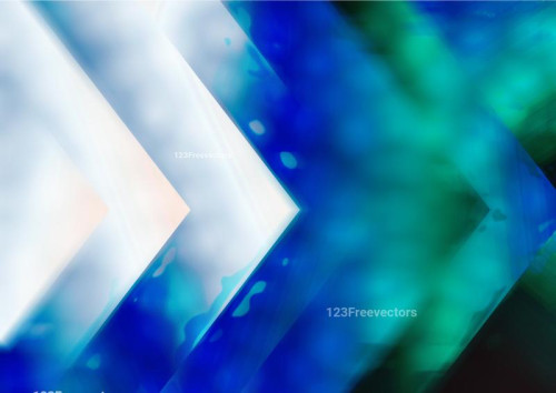 Blue Green and White Abstract Background