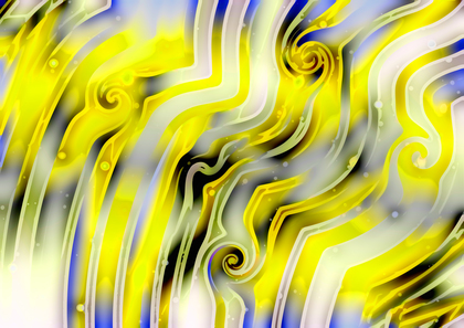 Abstract Blue Yellow and White Background Design