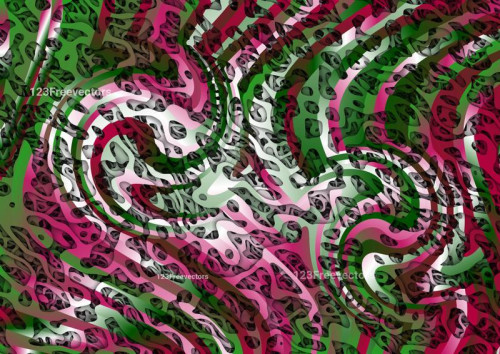 Abstract Pink Green and White Background