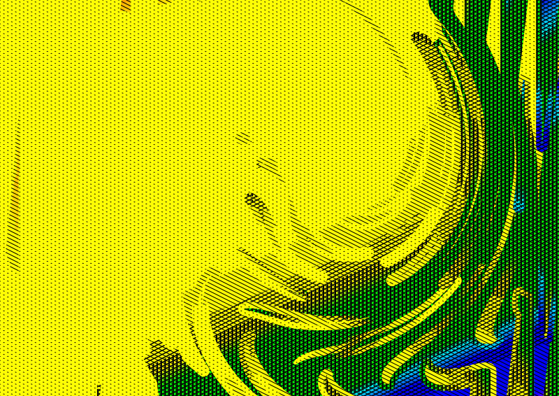 Blue Green and Yellow Background