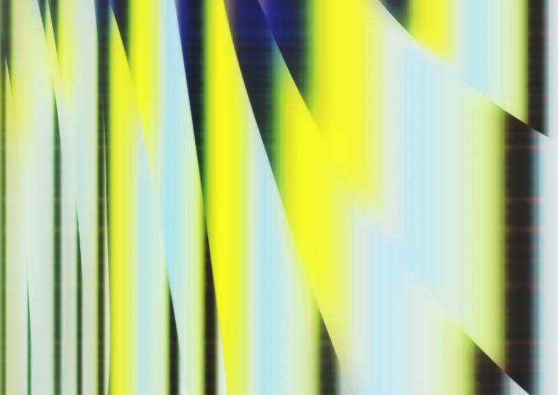 Abstract Blue Green and Yellow Background