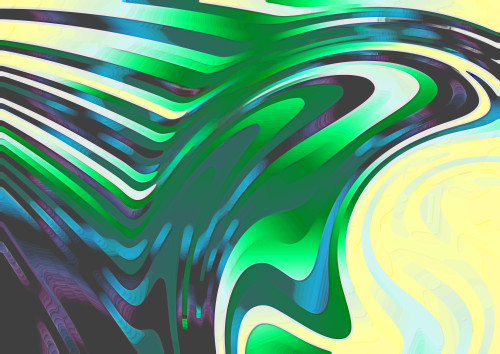 Blue Green and Yellow Graphic Background Design