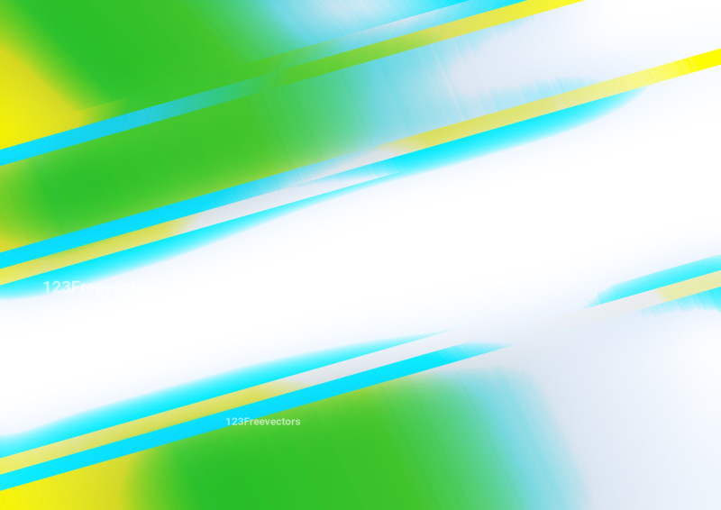 Blue Green and Yellow Abstract Background
