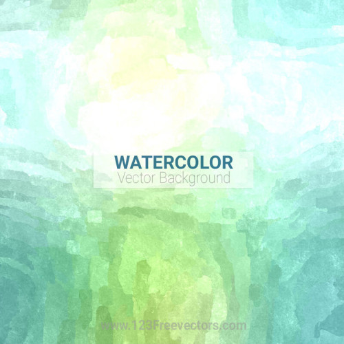 Blue Green Watercolor Background