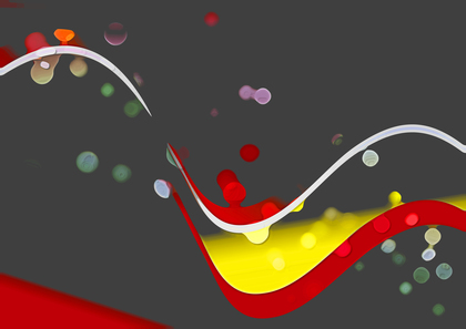 Grey Red and Yellow Abstract Graphic Background Design