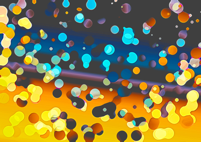 Orange Blue and Grey Graphic Background