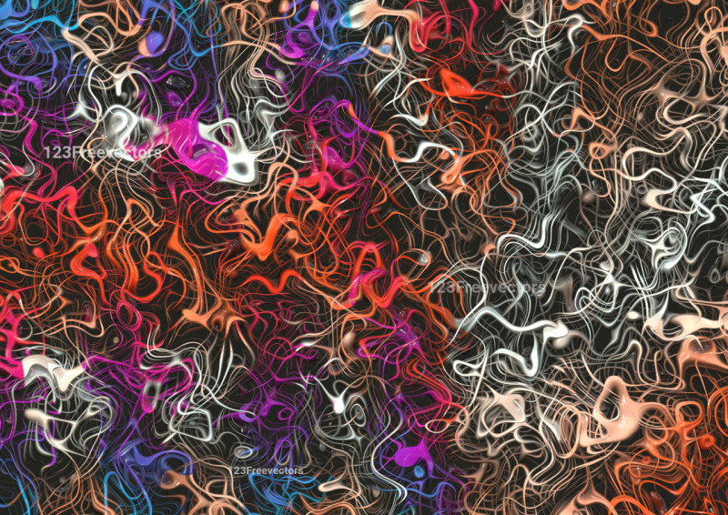 Pink Blue and Orange Graphic Background Image