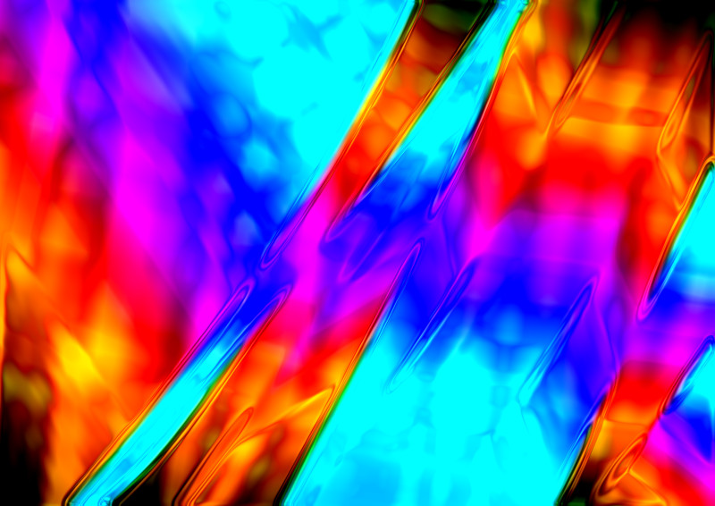 Abstract Pink Blue and Orange Graphic Background
