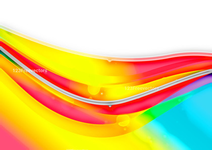 Pink Blue and Yellow Abstract Background