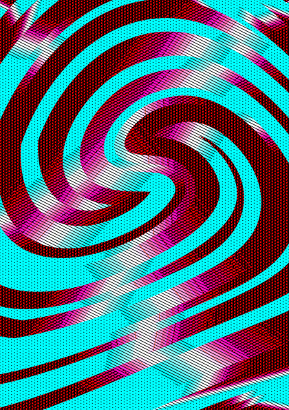 Pink Red and Blue Abstract Graphic Background