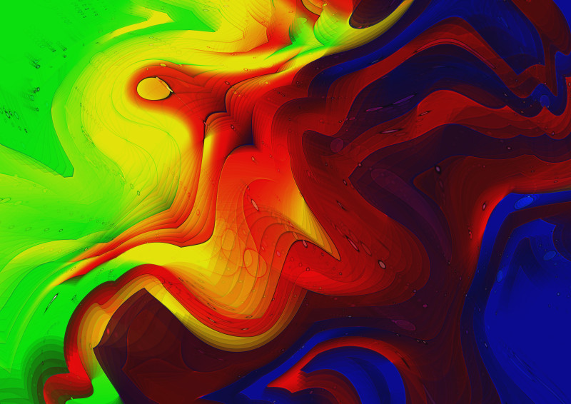 Red Green and Blue Abstract Background