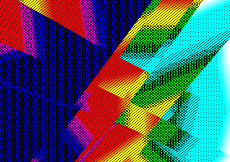 Red Green and Blue Abstract Background