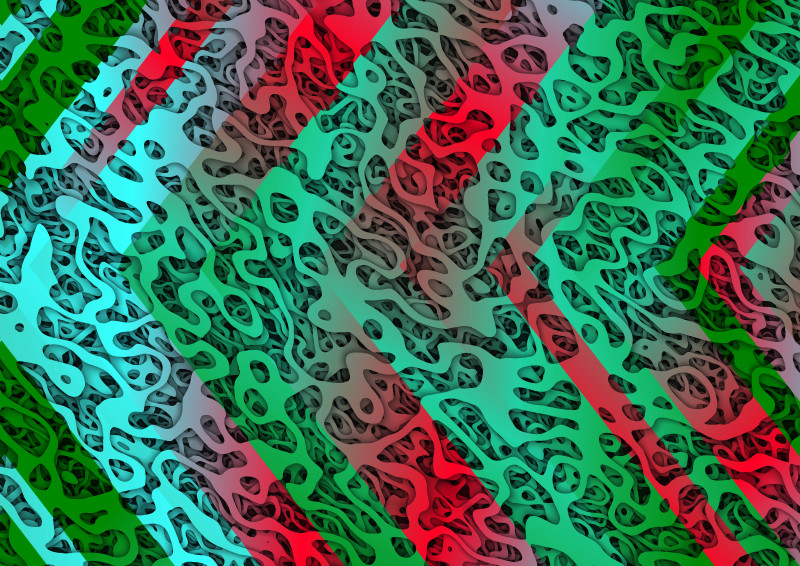 Red Green and Blue Abstract Background Design