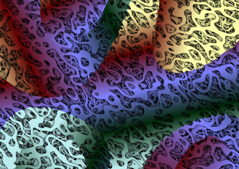 Red Green and Blue Background
