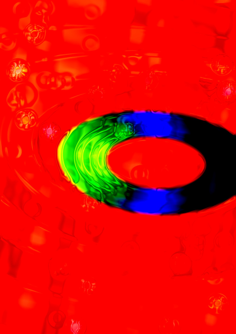 Red Green and Blue Graphic Background