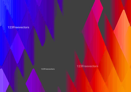 Abstract Red Orange and Blue Background Design
