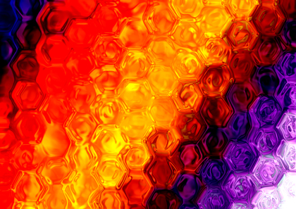 Red Orange and Blue Abstract Background Image