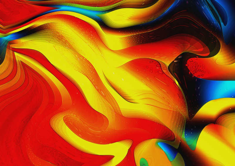 Red Yellow and Blue Abstract Graphic Background