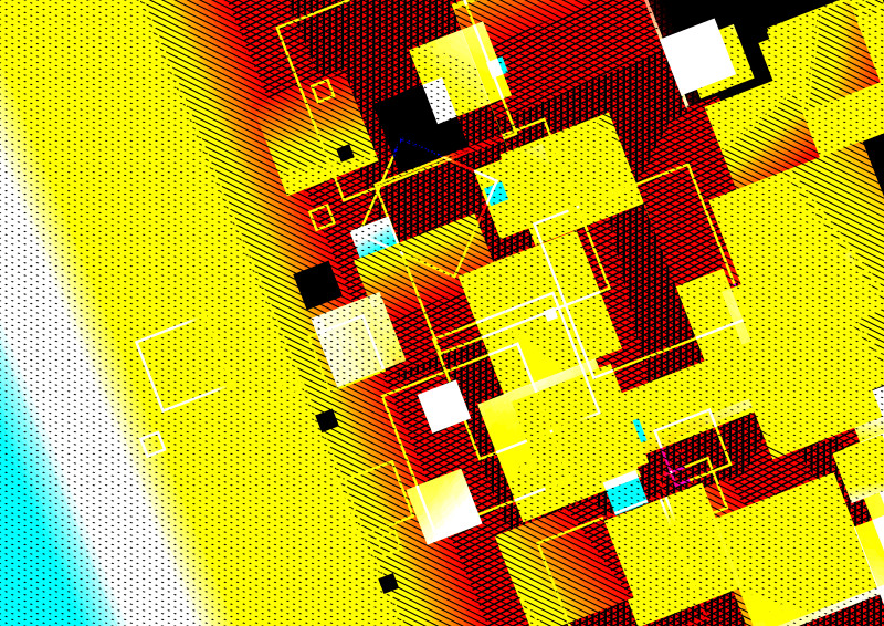 Red Yellow and Blue Abstract Background Image