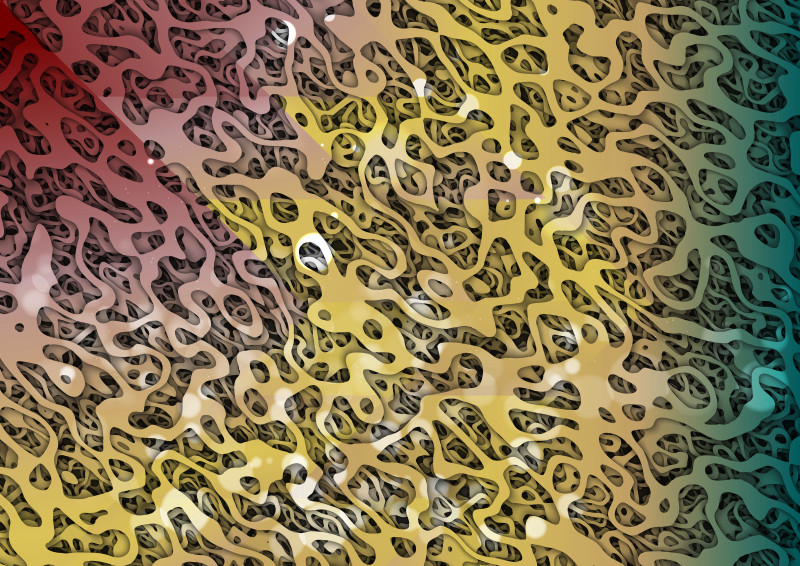 Red Yellow and Blue Abstract Graphic Background Design