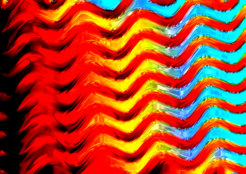 Abstract Red Yellow and Blue Background