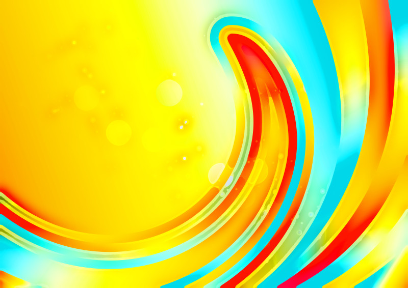Red Yellow and Blue Abstract Background