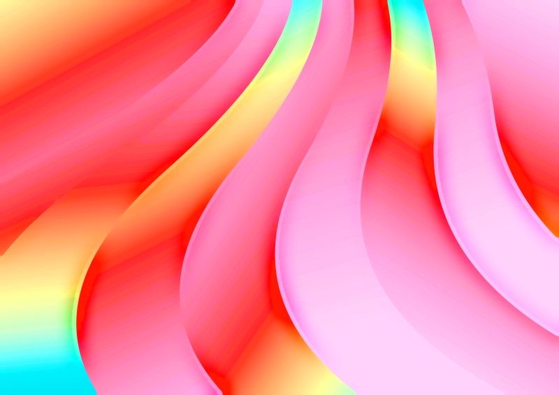 Abstract Red Yellow and Blue Graphic Background