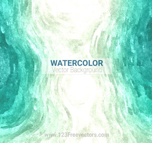 Green Watercolor Template