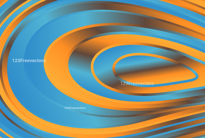Blue and Orange Gradient Background Vector