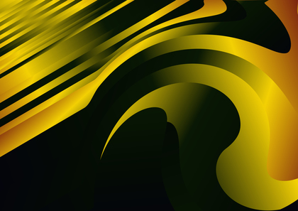 Black Green and Yellow Gradient Background