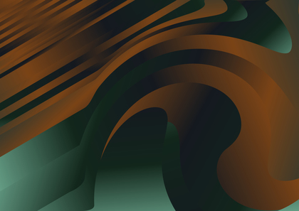 Abstract Green Brown and Black Gradient Background
